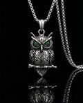 Vintage Owl Pendant Necklace image 0