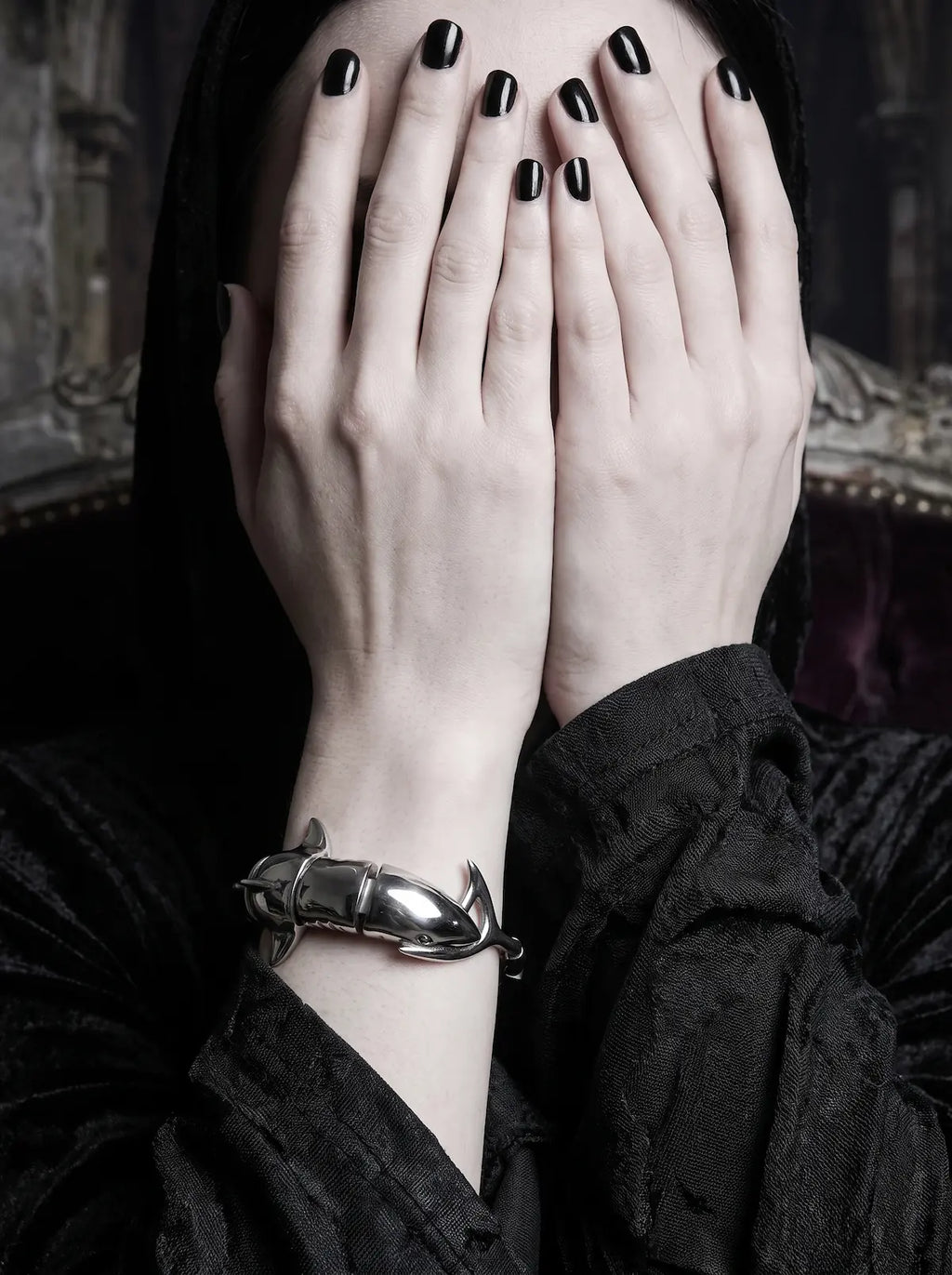 Abyssal Shark Spine Bracelet image 7