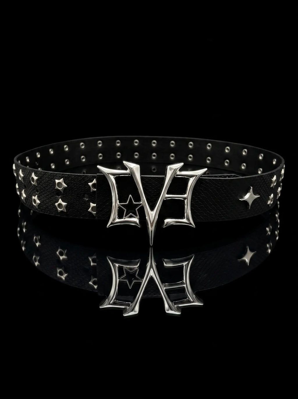 Voidstar Double Grommet Punk Belt image 0