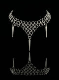 Punk Rivet Chainmail Choker image 0