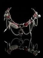 Punk Thorn Heart Choker image 0