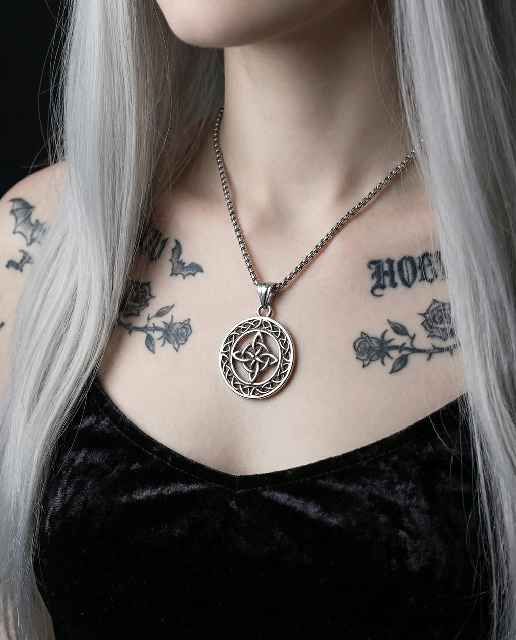 Shield Knot Pendant Necklace image 3