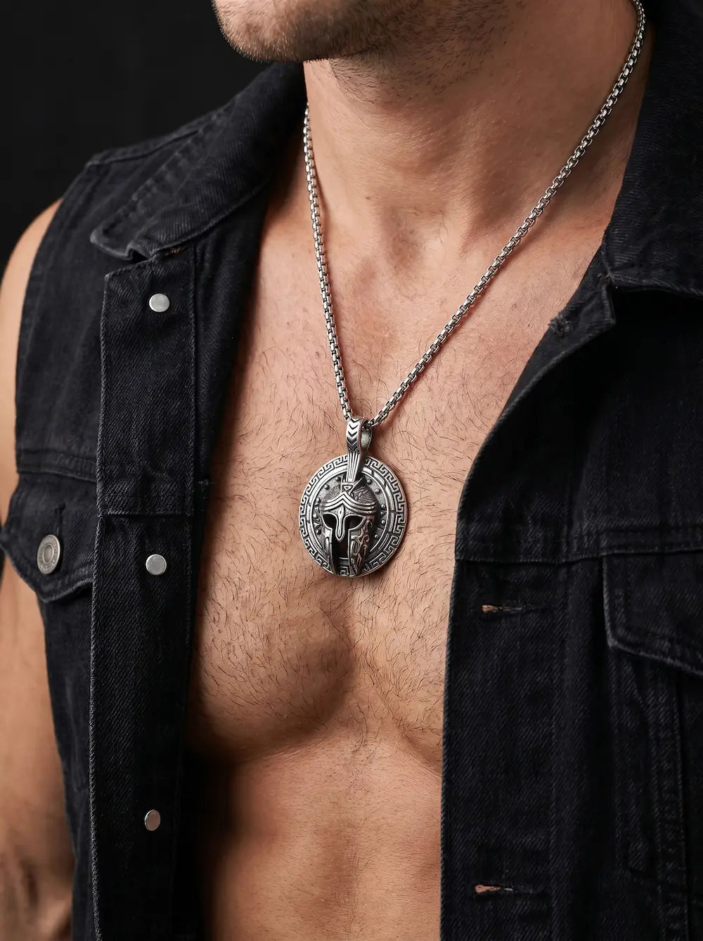 Spartan Shield Necklace image 2