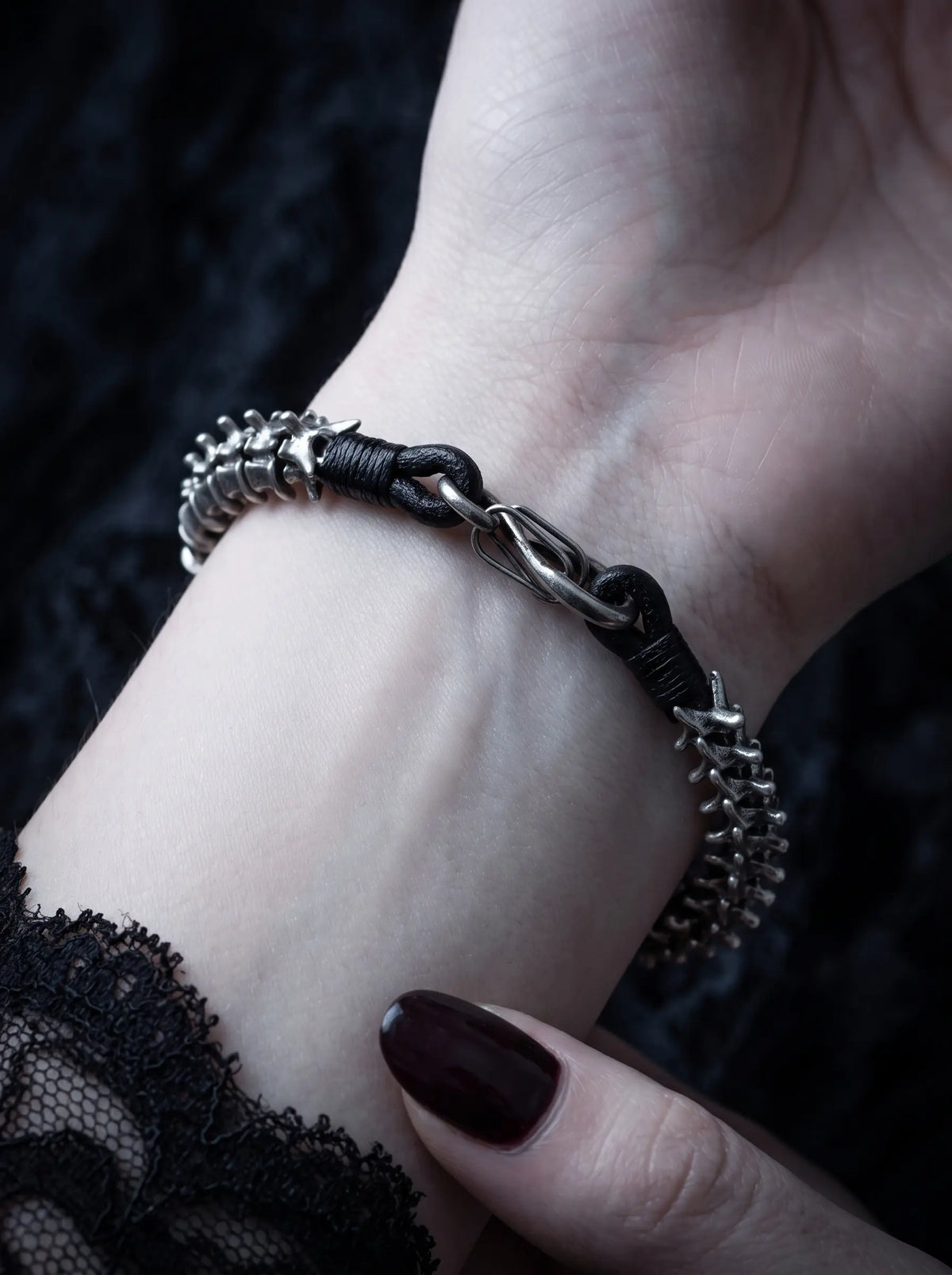 Gothic Dragon Spine Bracelet image 4