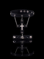 Batwing Skull Hand Chain image 0