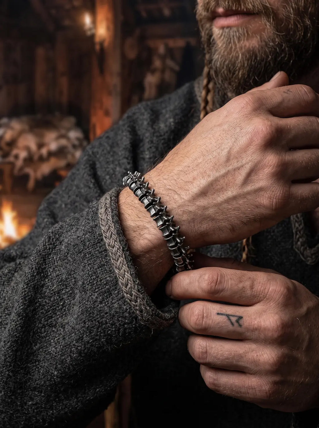 Gothic Dragon Spine Bracelet image 2