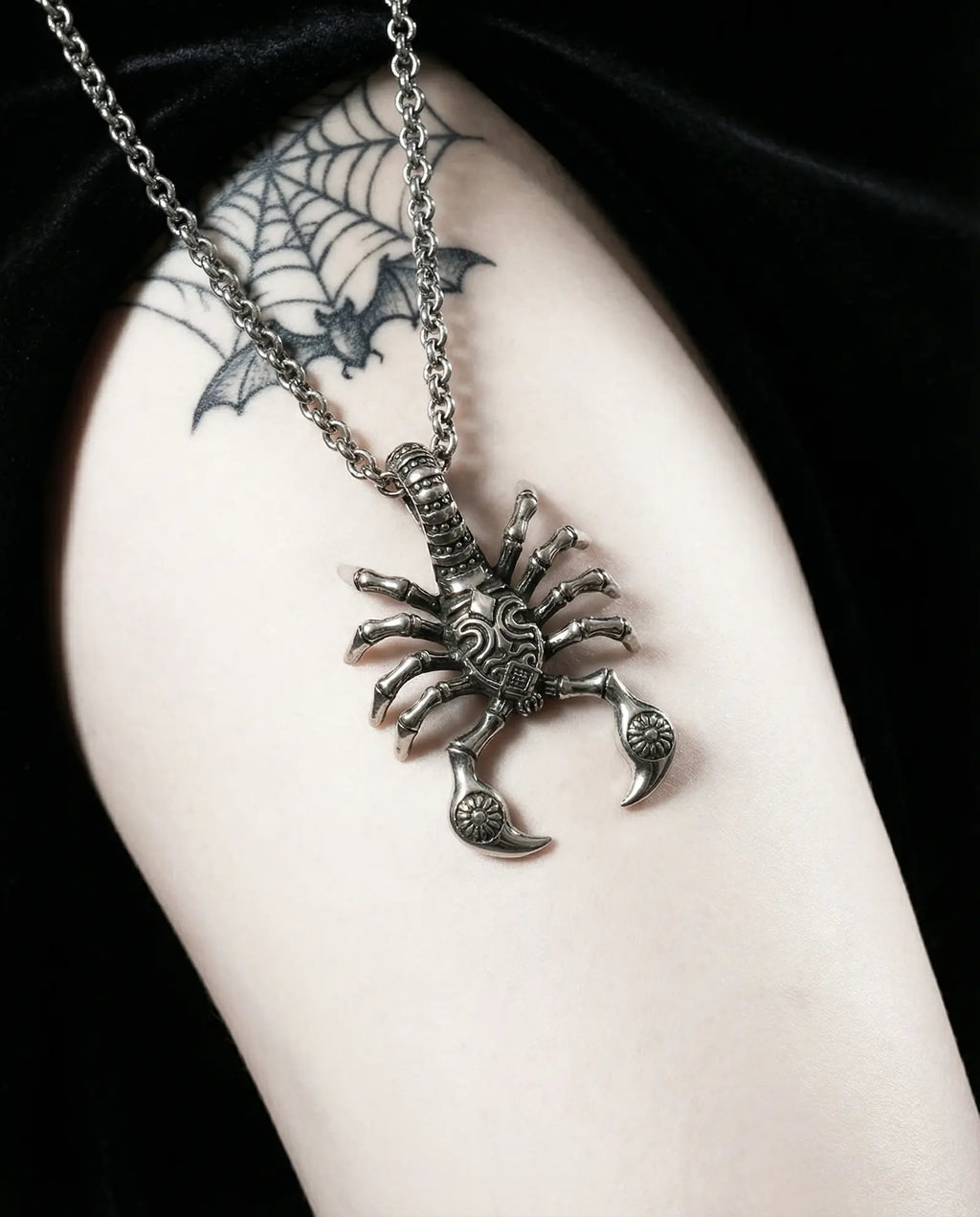 Punk Scorpion Pendant Necklace image 3