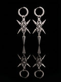 Punk Caltrop Spike Earrings image 0