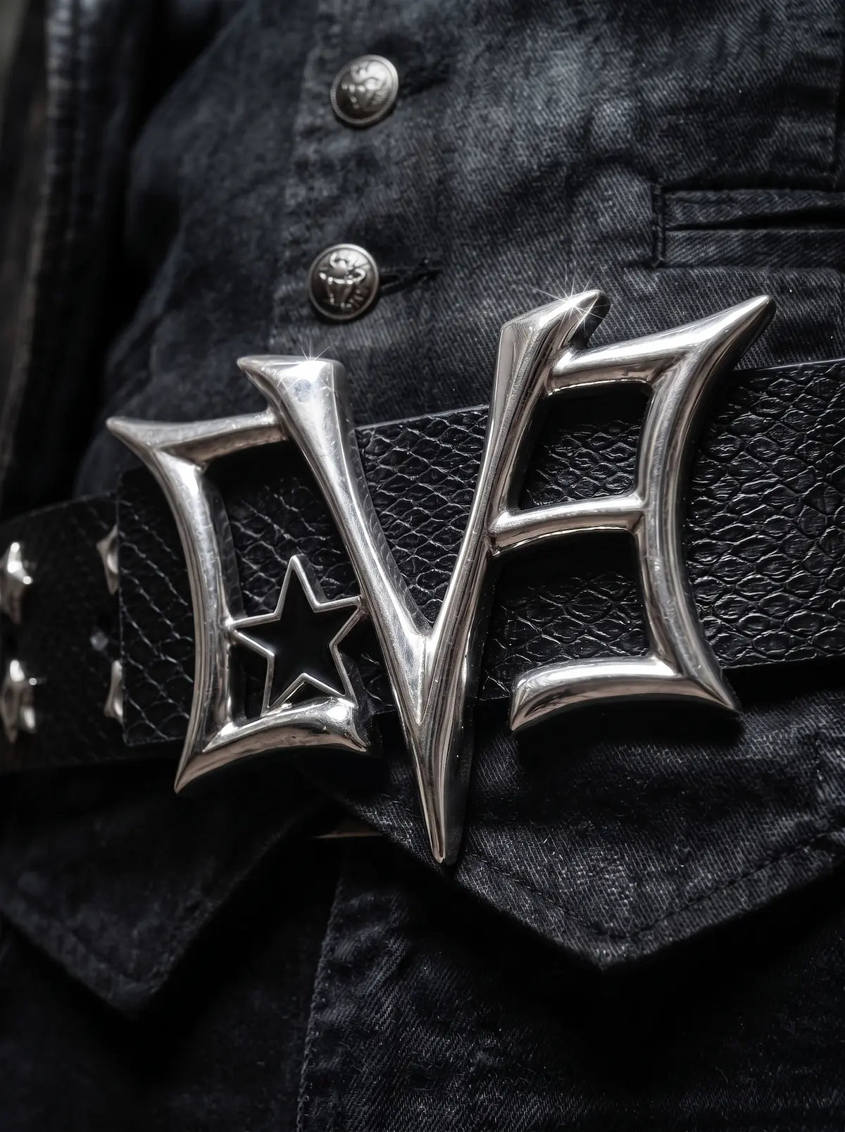 Voidstar Double Grommet Punk Belt image 8
