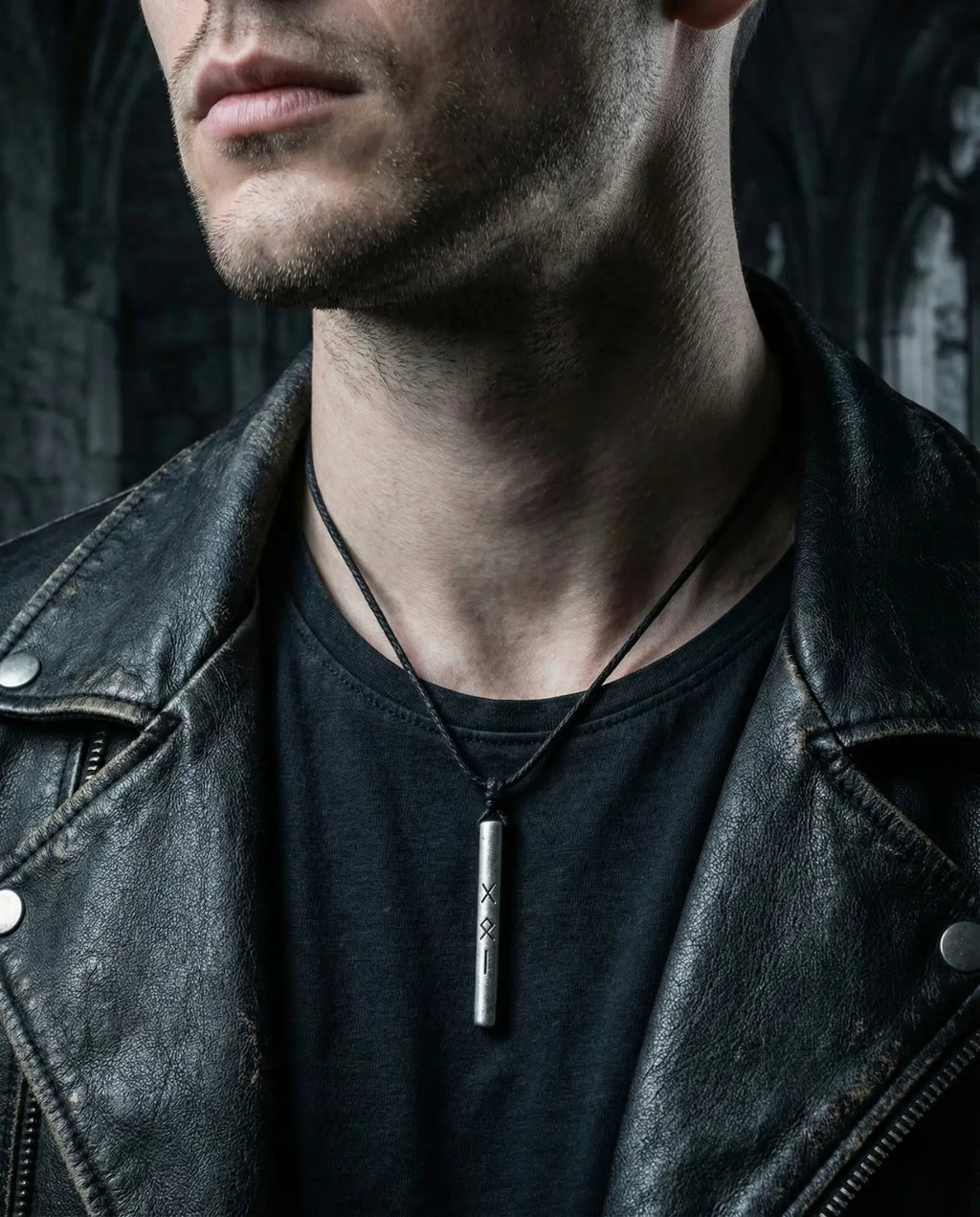 Odin Rune Bar Necklace image 2