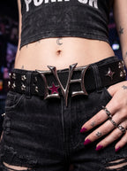 Voidstar Double Grommet Punk Belt image 7