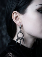 Spiked Halo Earrings image 3
