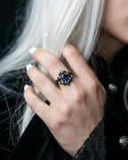 Midnight Tear Cross Ring image 3
