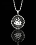 Viking Valknut Pendant Necklace image 0