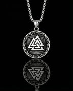 Viking Valknut Pendant Necklace image 0