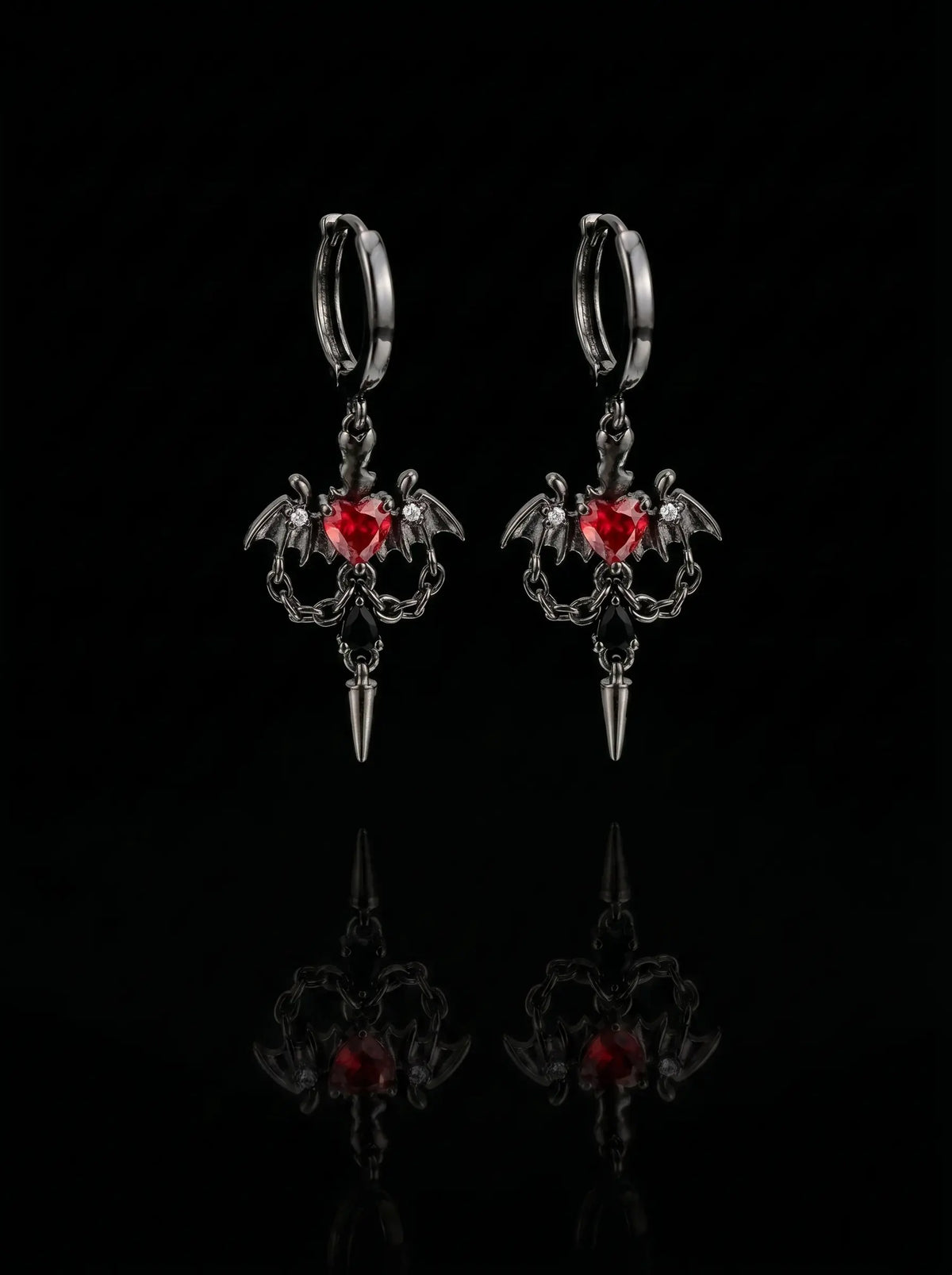 Vampire Heart Earrings image 6