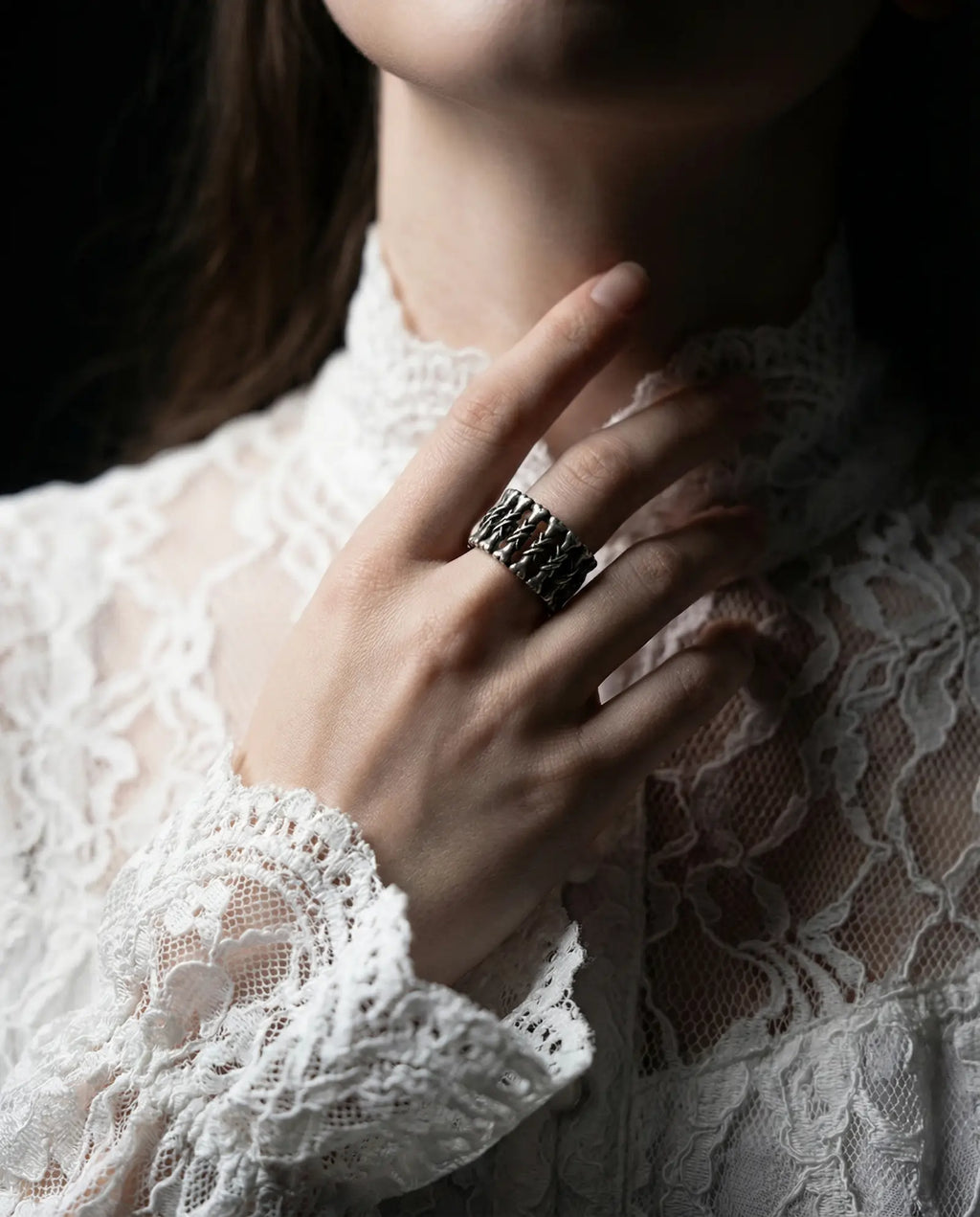 Vintage Viking Bone Ring image 2