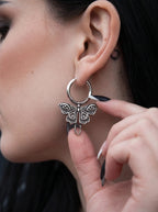 Oracle Wing Gothic Butterfly Earrings image 3