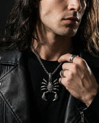 Punk Scorpion Pendant Necklace image 1
