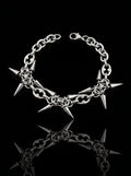 Thornbound Gothic Spiked Chain Bracelet image 0