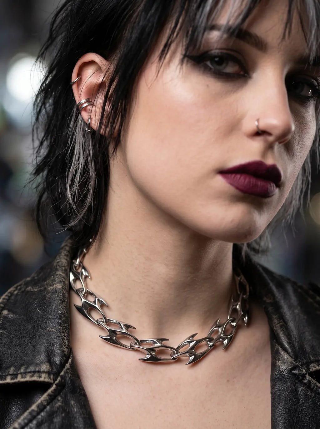 Tribal Blade Link Choker image 3