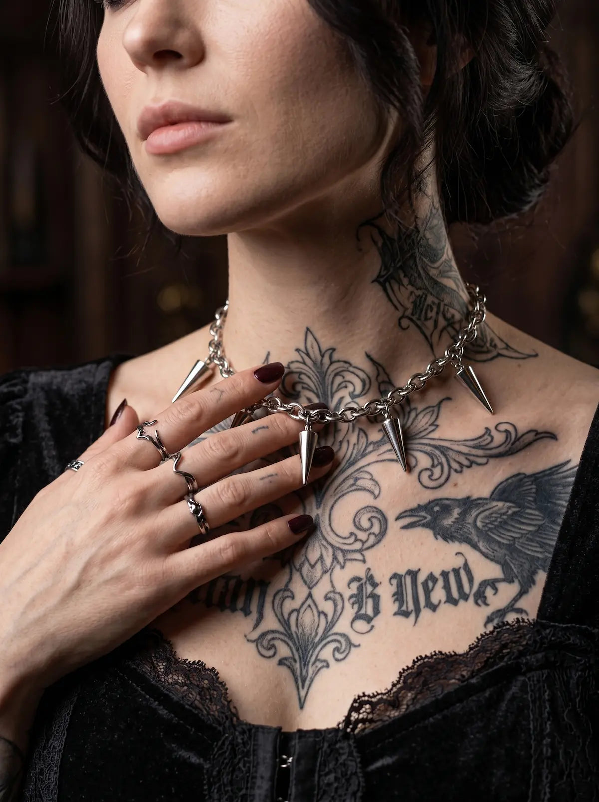 Punk Spike Choker image 5