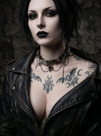 Punk Thorn Heart Choker image 10