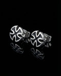 Iron Cross Stud Earrings image 0