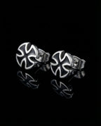 Iron Cross Stud Earrings image 0