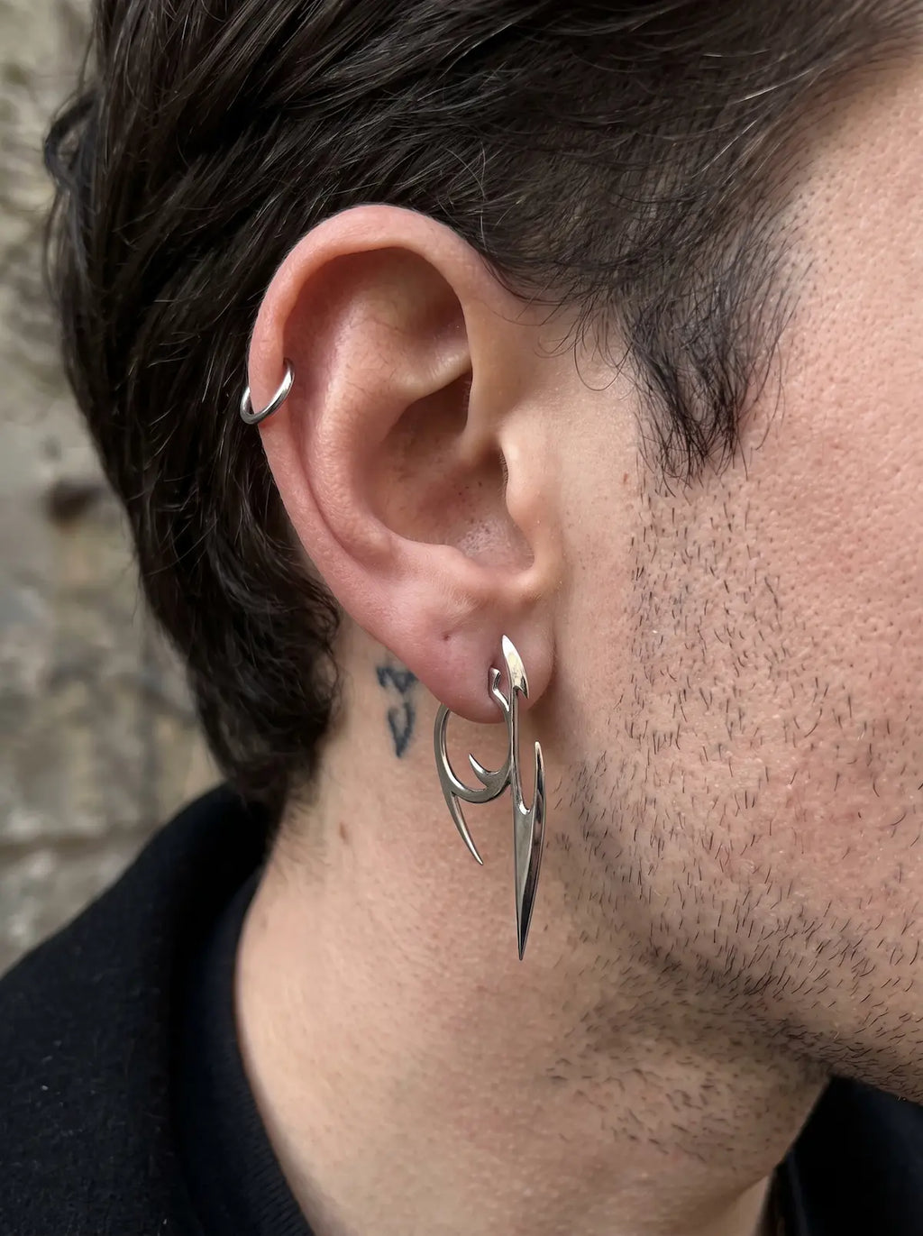 Tribal Fang Drop Earrings image 3