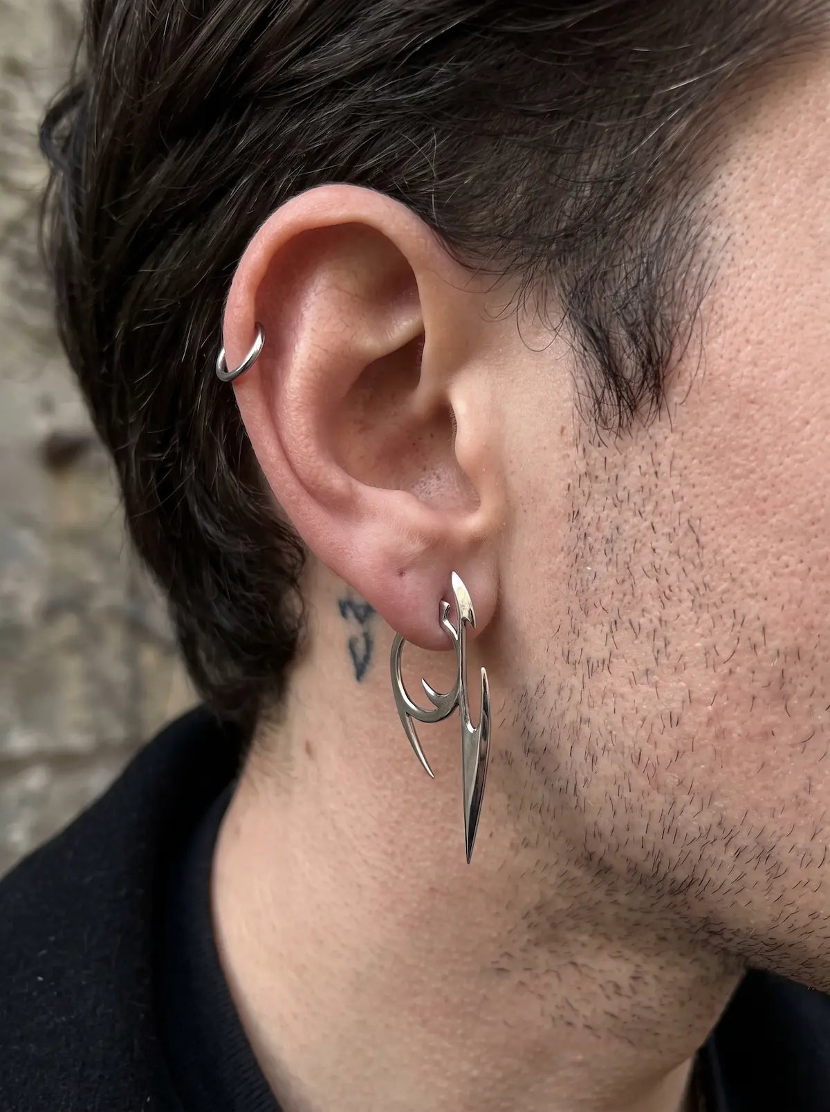 Tribal Fang Drop Earrings image 3