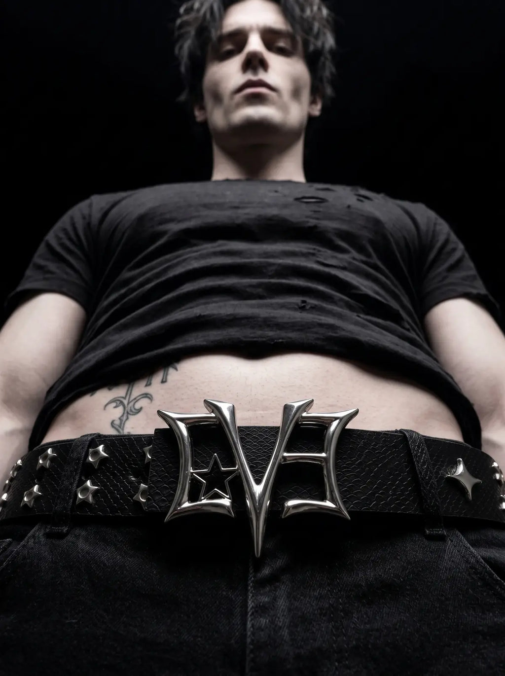 Voidstar Double Grommet Punk Belt image 6
