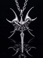 Twin Demon Skull Pendant image 0
