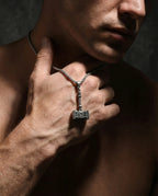 Thor's Hammer Pendant Necklace image 2
