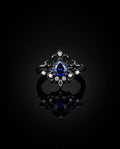 Midnight Tear Cross Ring image 0