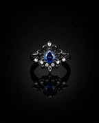 Midnight Tear Cross Ring image 0
