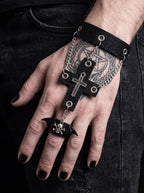 Batwing Skull Hand Chain image 2