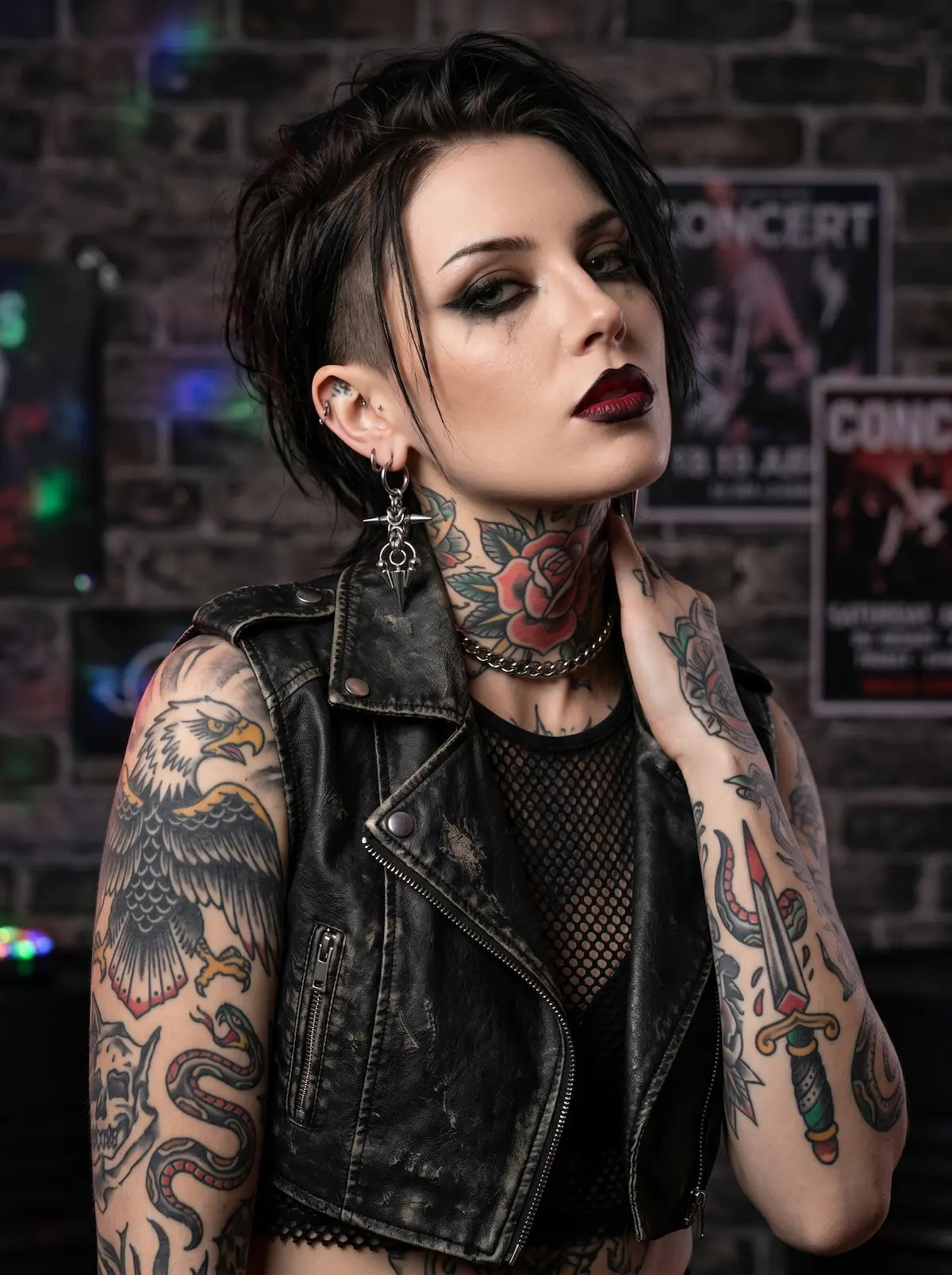 Punk Trident Earrings image 3