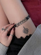 Chunky Link Leather Garter image 6