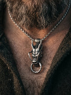 Oathkeeper Dragon Head Pendant Necklace image 1