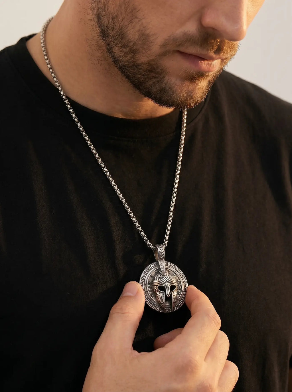 Spartan Shield Necklace image 5
