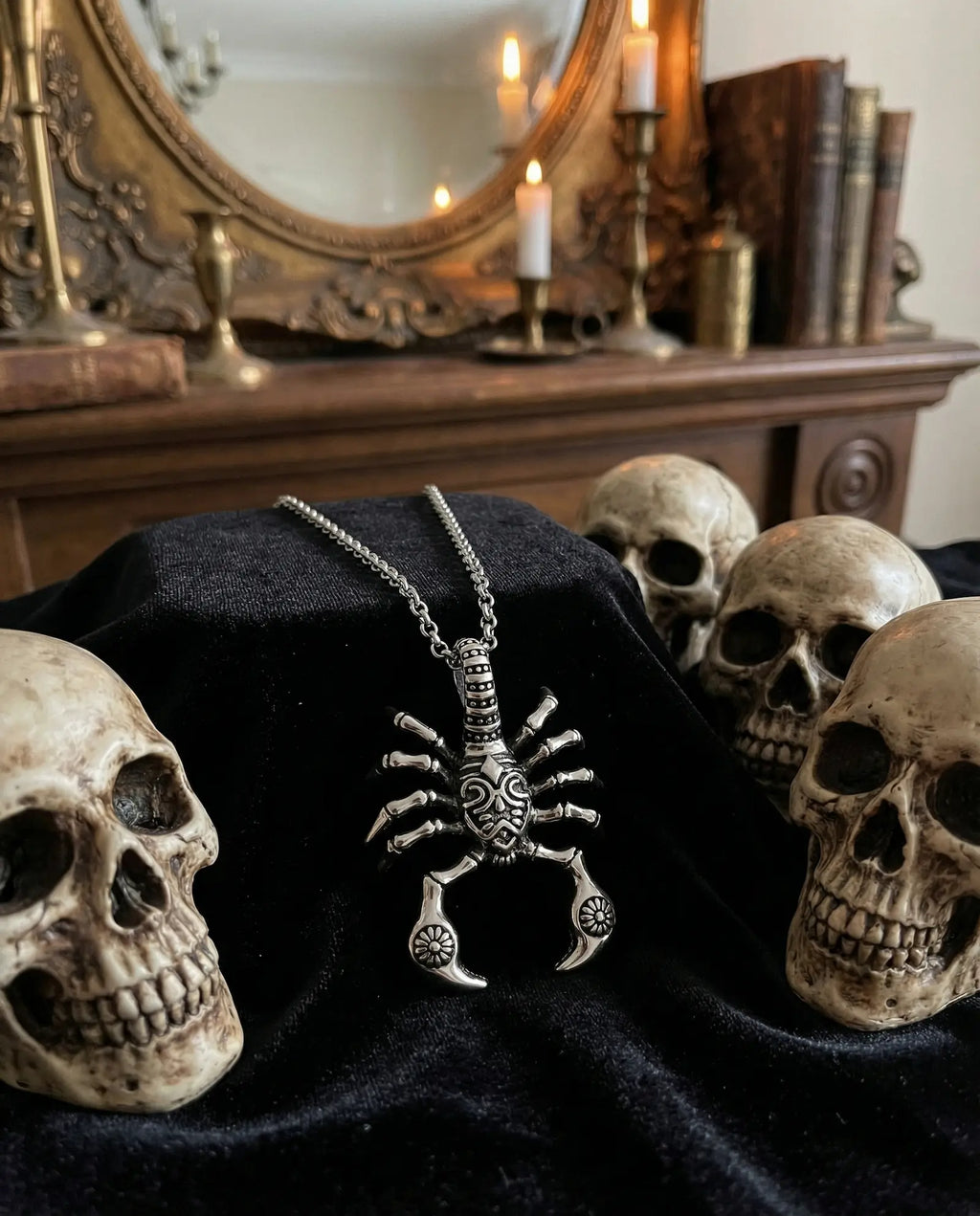 Punk Scorpion Pendant Necklace image 6