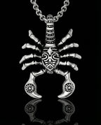 Punk Scorpion Pendant Necklace image 0