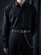 Chainbound Grommet Punk Belt image 3