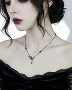 Crimson Raven Necklace image 1