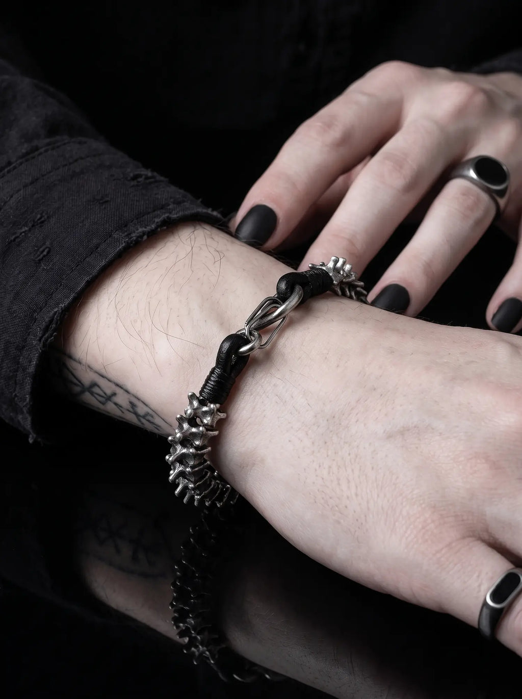 Gothic Dragon Spine Bracelet image 5