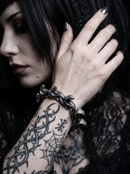 Entwined Serpents Gothic Bracelet image 5