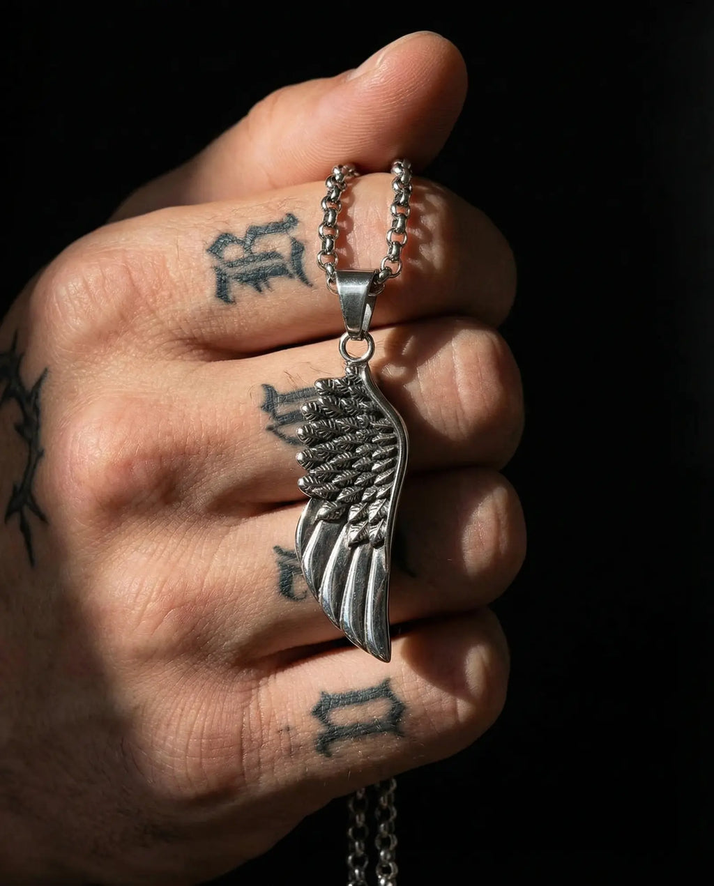 Feather Wing Pendant Necklace image 3
