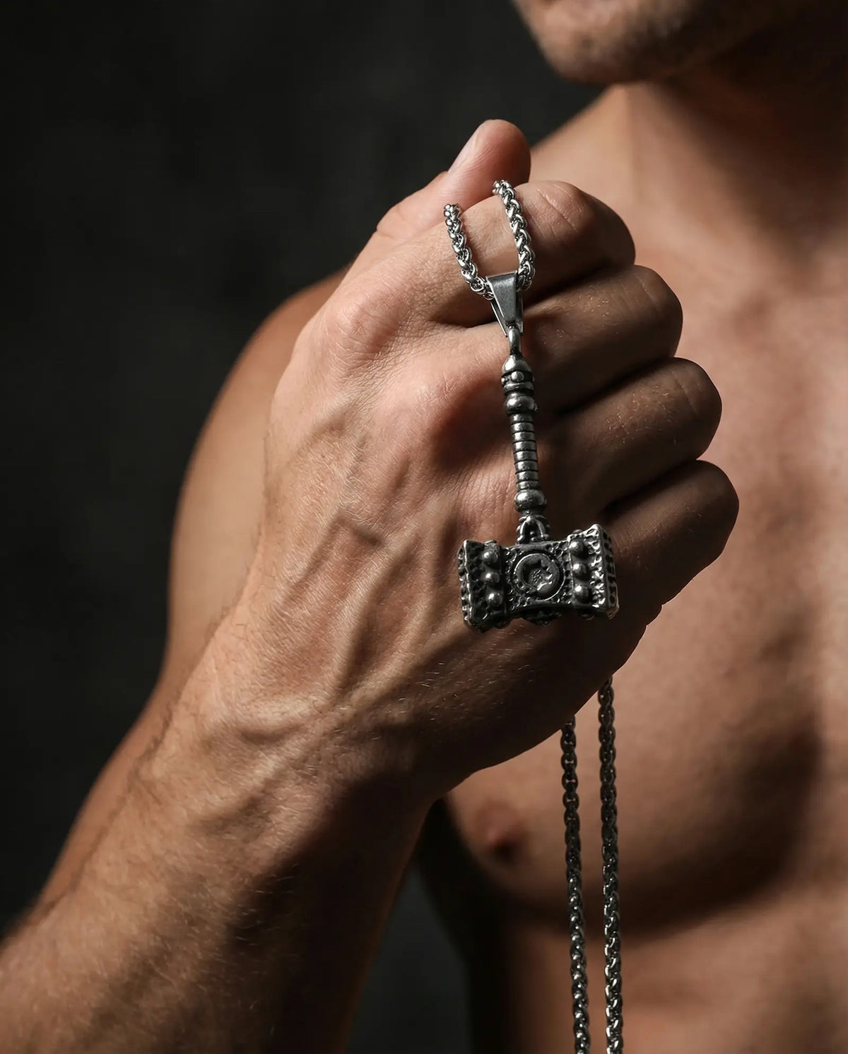 Thor's Hammer Pendant Necklace image 3