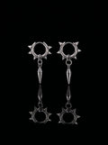 Punk Spiked Cone Earrings image 0